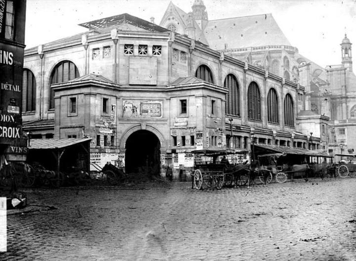 Erster Pavillon der Halles centrales, 1859 abgerissen
